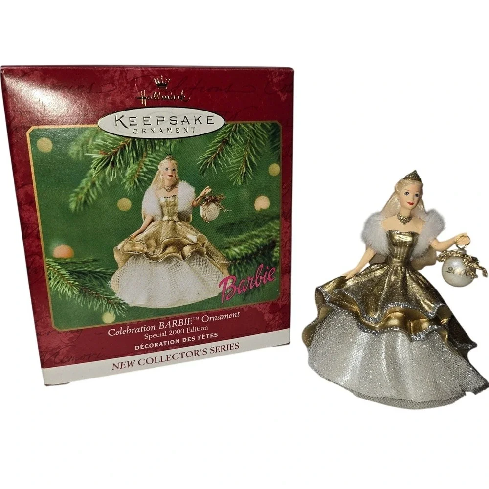 Hallmark Keepsake Celebration Barbie Doll Ornament Special 2000‎ Edition New!